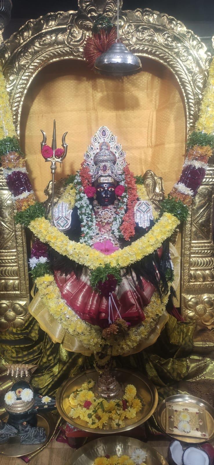 Sri Shirdi Sai Baba Decorated Sanctum