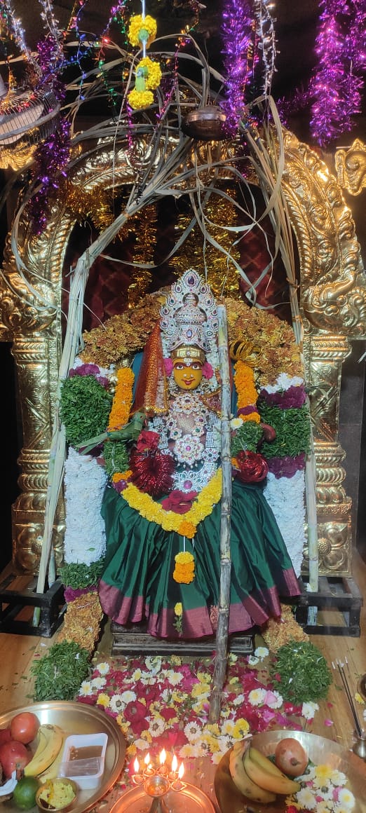 Ganapati festival setup